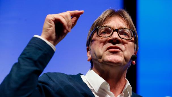 <p>Guy Verhofstadt in Aktion</p>