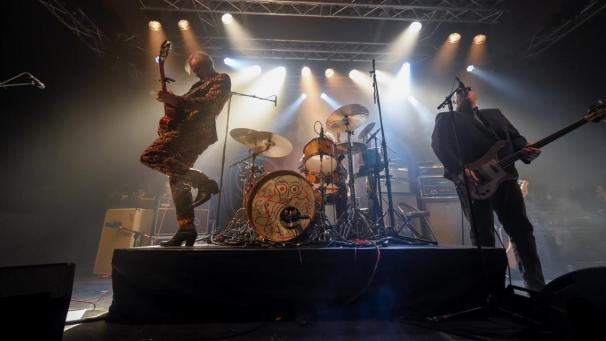 <p>Legt eine Pause ein: die flämische Rockband Triggerfinger – hier bei ihrem Auftritt im Februar in Eupen in Aktion.</p>