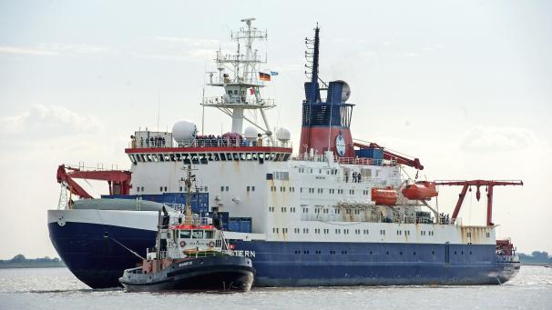 <p>Das Forschungsschiff „Polarstern“ des Alfred-Wegener Instituts für Polar- und Meeresforschung.</p>