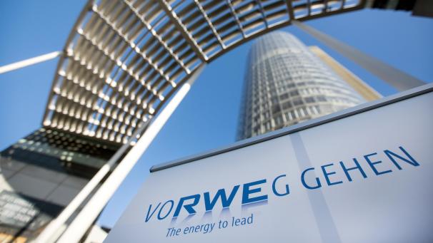 <p>Diese Aufnahme zeigt den sogenannten RWE Tower, Zentrale des Energiekonzerns RWE.</p>