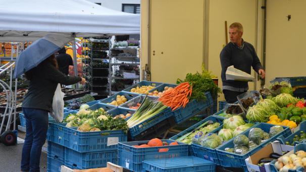 <p>Obst und Gemüse darf im Angebot eines Marktes nicht fehlen.</p>