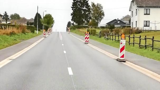 <p>Im Bereich Hervert/Medell wurde der Verkehr teils per Ampelanlagen geregelt.</p>