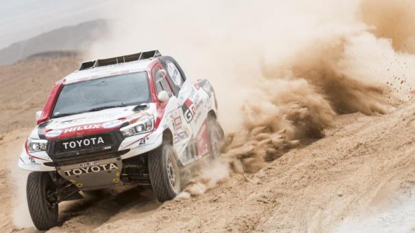 <p>Giniel De Villiers sicherte sich den Sieg bei der Wüstenrallye in Marokko.</p>