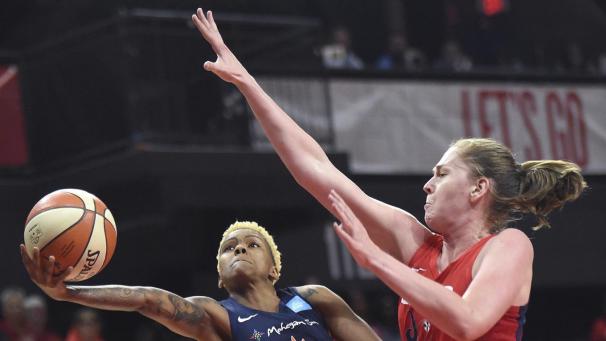 <p>Emma Meesseman (r.) war die dominierende Spielerin der WNBA-Finals.</p>