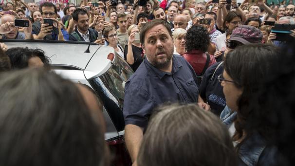 <p>Ein spanisches Gericht hatte den Katalanenführer Oriol Junqueras zu 13 Jahren Haft verurteilt.</p>