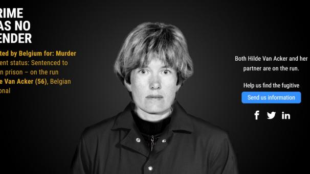 <p>Die gesuchte Belgierin auf der Most-Wanted-Site</p>