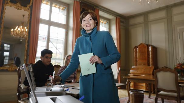 <p>Regula Rytz, Präsidentin der Grünen Partei.</p>
