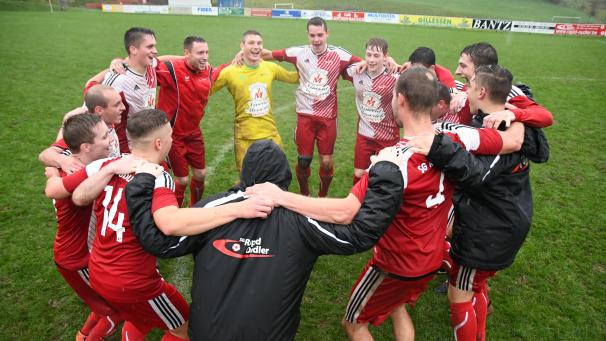 <p>Die SG Rapid Oudler hatte im Derby gegen Eupen B nicht nur sechs Tore zu feiern.</p>