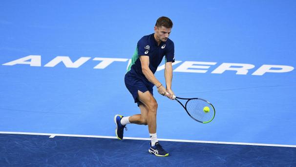 <p>David Goffin verbessert sich trotz seiner Auftaktniederlage in Antwerpen auf den 13. Platz der ATP-Weltrangliste.</p>
