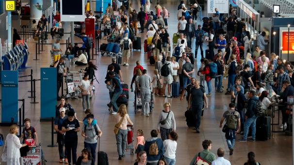<p>Der Flughafen in Brüssel wird immer beliebter.</p>
