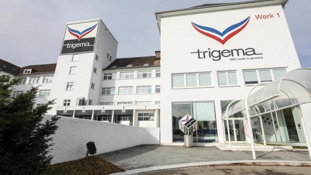 <p>Blick auf die Firmenzentrale des Textilunternehmens Trigema: Das schwäbische Unternehmen feiert in diesem Jahr 100-jähriges Bestehen.</p>