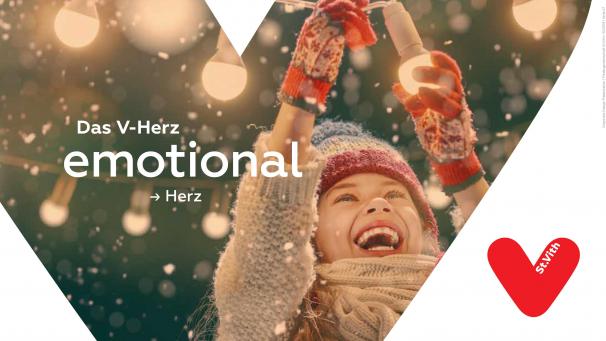 <p>Mit ihrer neuen Corporate Identity rund um das rote V-Herz will sich St.Vith als menschliche Stadt präsentieren, in der das Einkaufen Spaß macht und sich die Menschen wohlfühlen.</p>