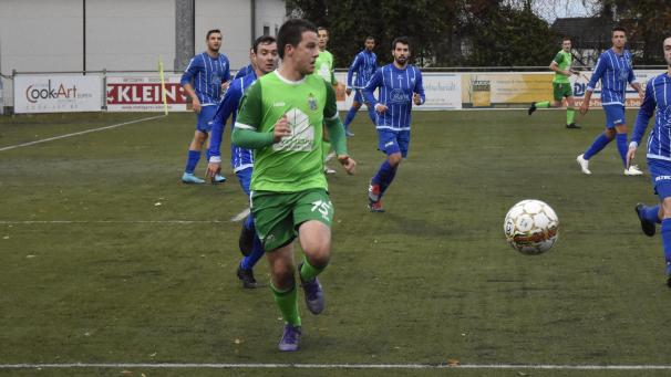 <p>Nach dem Derby ist vor dem Derby: Die Union Kelmis B (hier Tristan Claes) trifft nach dem Sieg über Eupen nun auf Hombourg.</p>