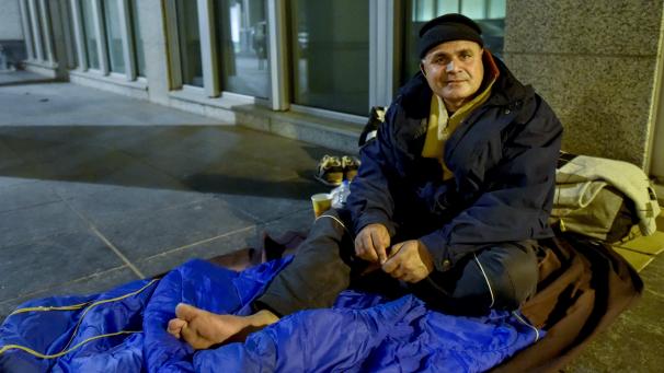 <p>In Brüssel gibt es 3.000 bis 4.000 Obdachlose.</p>