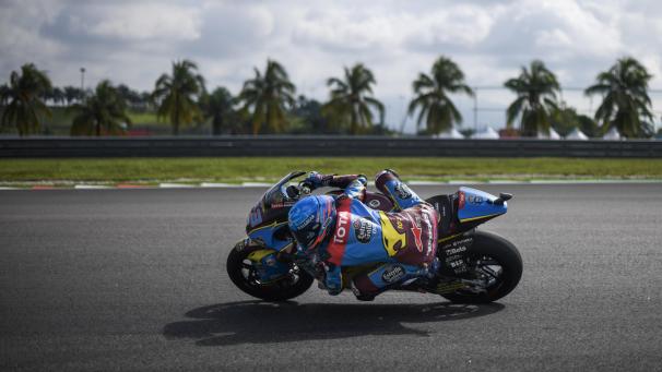 <p>Alex Marquez in Aktion</p>