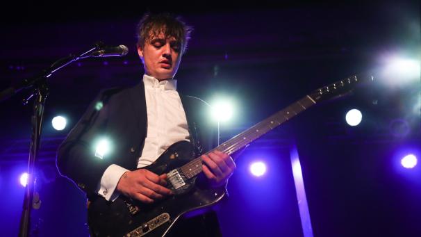 <p>Der britische Musiker Pete Doherty 2017 bei einem Konzert in Hamburg.</p>