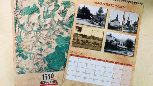 <p>Anlässlich des Jubiläums „1.350 Jahre Hof von Amel“ wurden 700 Exemplare eines Kalenders mit alten Fotos gedruckt.</p>
