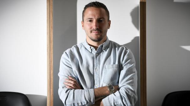 <p>Danijel Milicevic in der Kabine der AS Eupen: „San José schätze ich sehr.“</p>