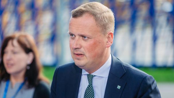 <p>Profiliert sich als Trump-Fan: Grünen-Chef Edgars Tavars.</p>