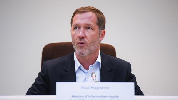<p>Trug einen Zwischenbericht vor: Paul Magnette (PS).</p>