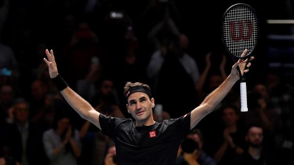 <p>Roger Federer steht in London in der Vorschlussrunde.</p>