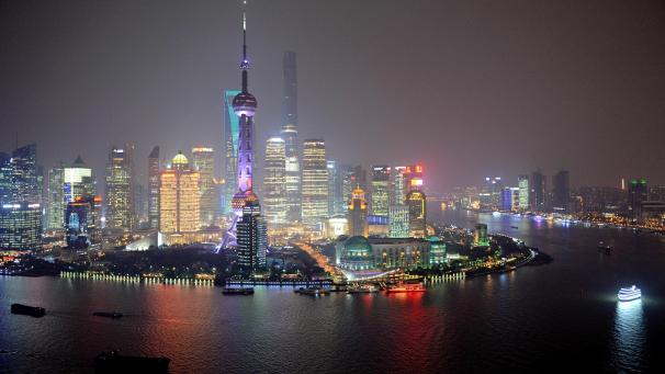 <p>Die Skyline von Shanghai. Prinzessin Astrid reist mit Vertretern aus Wirtschaft, Wissenschaft und Politik durch die Volksrepublik China.</p>