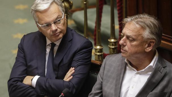 <p>Liberale unter sich: Didier Reynders (l.) und Patrick Dewael. Was die politische Familie noch wert?</p>