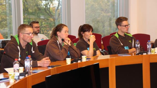 <p>Vertreter des Grünen Kreises bei der Debatte zum Mercosur-Abkommen.</p>