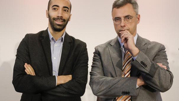 <p>Spannendes Rennen um den Parteivorsitz: Sammy Mahdi (l.) und Joachim Coens.</p>