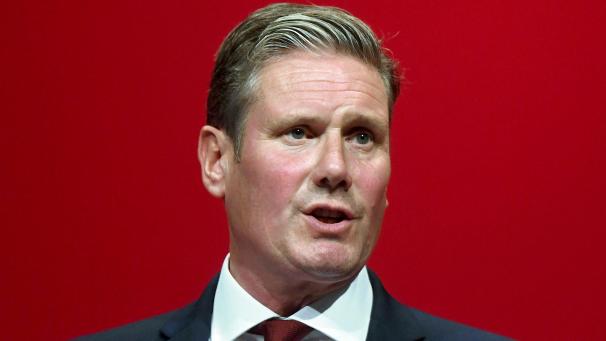 <p>Keir Starmer, Brexit-Schattenminister der Labour Party, spricht während des Parteitags der Labour-Partei im Brighton Centre.</p>