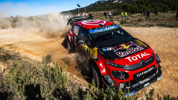 <p>Bei der Spanien-Rallye gab es zuletzt die Abschiedsvorstellung von Citroën Racing mit Sébastien Ogier.</p>