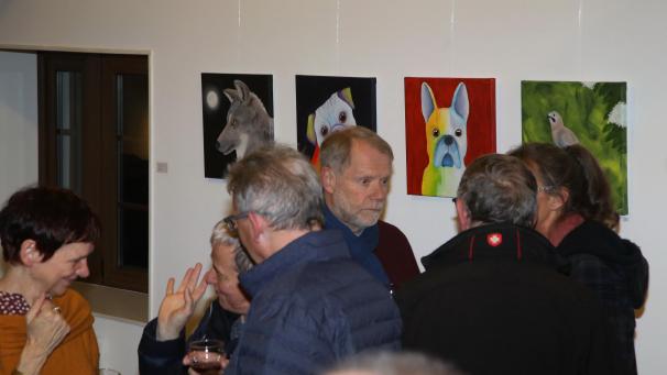 <p>Viel Betrieb bei der Vernissage der letzten Ausstellung.</p>