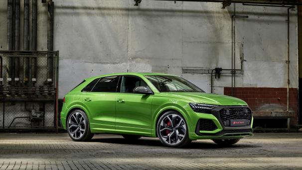 <p>Eine Mischung aus SUV und Supersportler: Der Audi RS Q8 fährt bis zu 305 km/h schnell.</p>