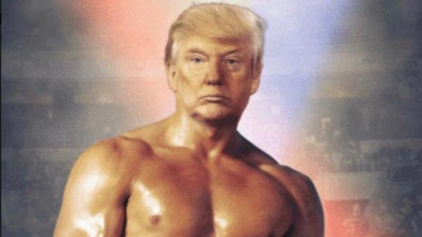 <p>So „präsentierte“ sich der Präsident der USA auf Twitter.</p>