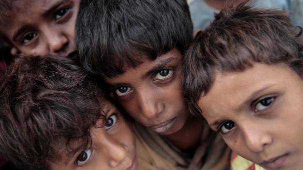 <p>Viele Menschen im Jemen sind auf humanitäre Hilfe angewiesen.</p>