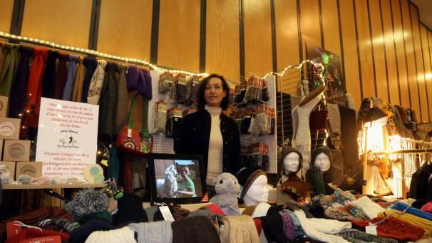 <p>Manuela Zians ist auch in diesem Jahr wieder in Weismes vertreten.</p>
