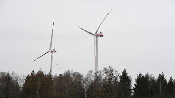 <p>Die Stawag betreibt den Windpark Münsterwald nahe der Himmelsleiter auf dem Gebiet der Gemeinde Roetgen.</p>