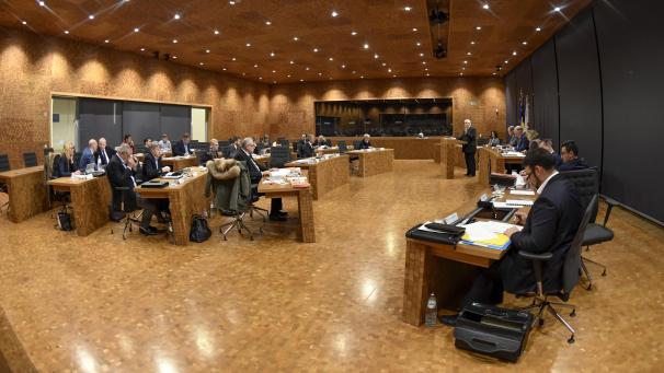 <p>Blick ins PDG-Plenum</p>