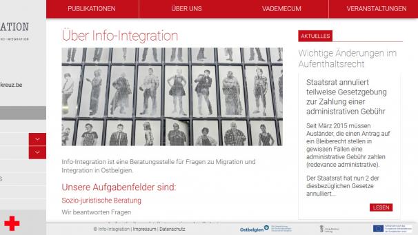 <p>Blick auf die Website, auf der es weitere Informationen gibt.</p>