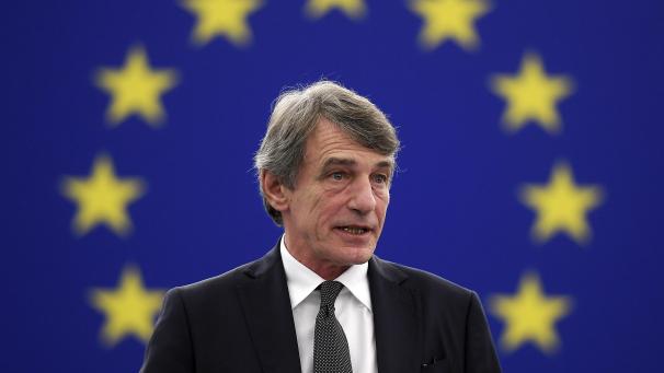 <p>Europaparlamentspräsident David Sassoli</p>