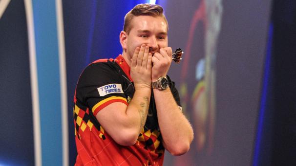 <p>Hat den Einzug in die Runde der letzten vier Spieler verpasst: Dimitri van den Bergh.</p>
