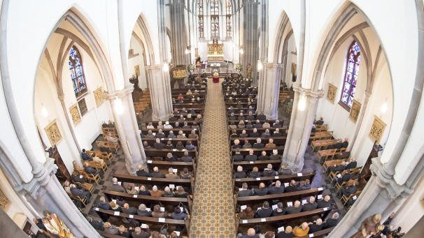 <p>Die Menschen strömen nicht mehr so wie früher in die ostbelgischen Kirchen.</p>