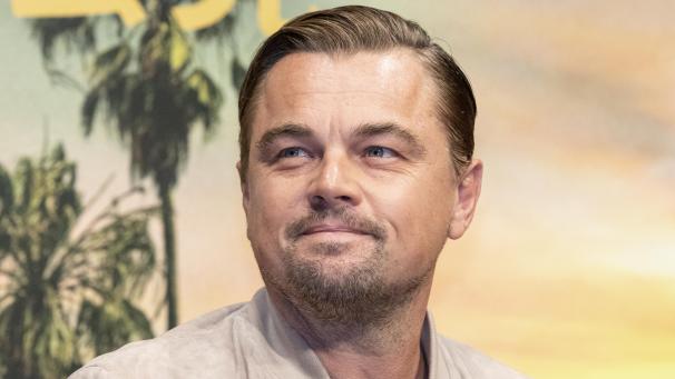 <p>Leonardo DiCaprio auf einer Pressekonferenz in Tokyo.</p>