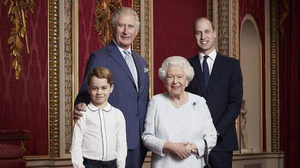 <p>Die Queen und ihre Thronfolger.</p>