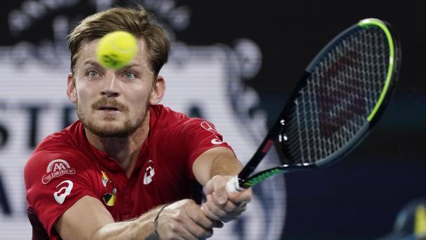 <p>David Goffin musste sich einem bärenstarken Daniel Evans geschlagen geben.</p>
