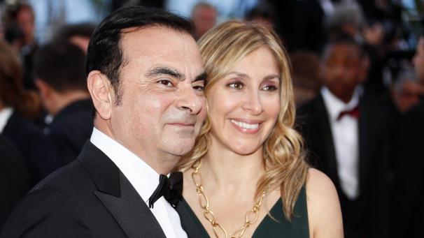 <p>Carlos Ghosn, ehemaliger Vorstandsvorsitzender von Renault-Nissan-Mitsubishi, und seine Frau Carole im Jahr 2016 während der Filmfestspiele in Cannes.</p>
