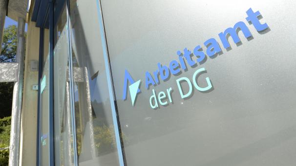 <p>Blick auf das Arbeitsamt der DG</p>