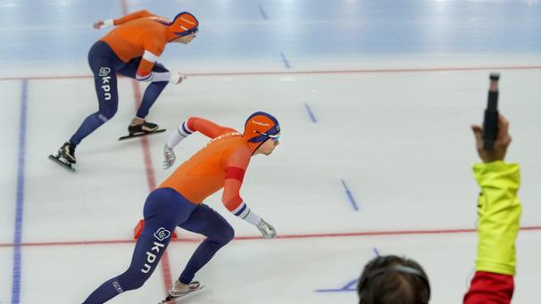 <p>Waren am Samstag erfolgreich: Patrick Roest und Sven Kramer.</p>