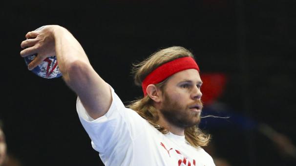 <p>Befindet sich vor dem frühen EM-Aus: die dänische Handballnationalmannschaft und ihr Topstar Mikkel Hansen.</p>