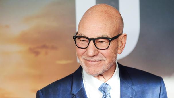 <p>Schauspieler Patrick Stewart am Freitag bei der „Star Trek: Picard“-Event im Zoo Palast in Berlin.</p>